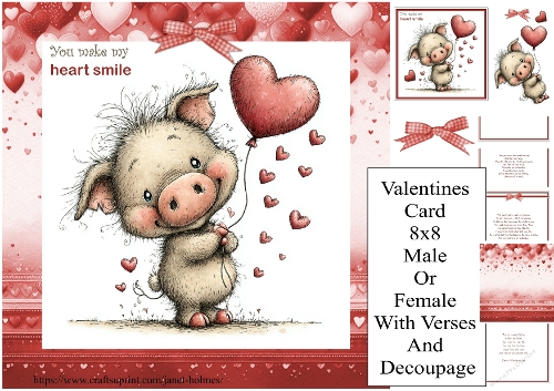 Valentine you make my heart smile