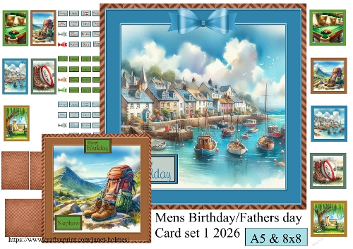 Mens Birthday/Fathers day set 1 2026