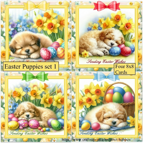 Easter Puppies set 1 2026