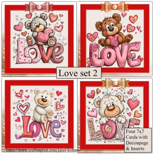 Valentine Love set 2