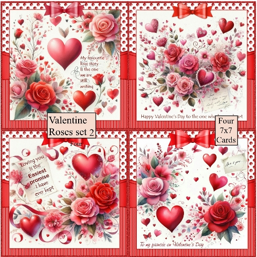 Valentine Roses set 2