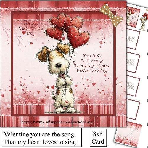 Valentine you are the song that my heart loves to sing