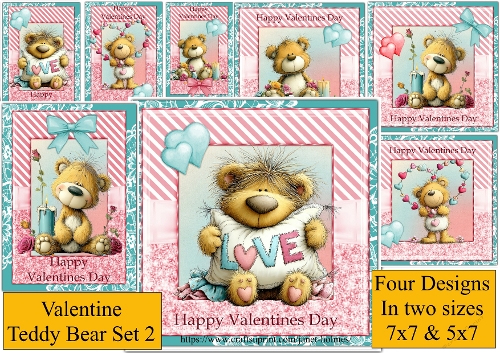 Valentine teddy set 2