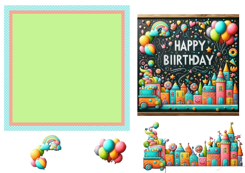 Birthday 6x6 card 2
