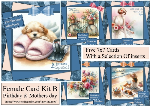 Birthday & Mothers day set B