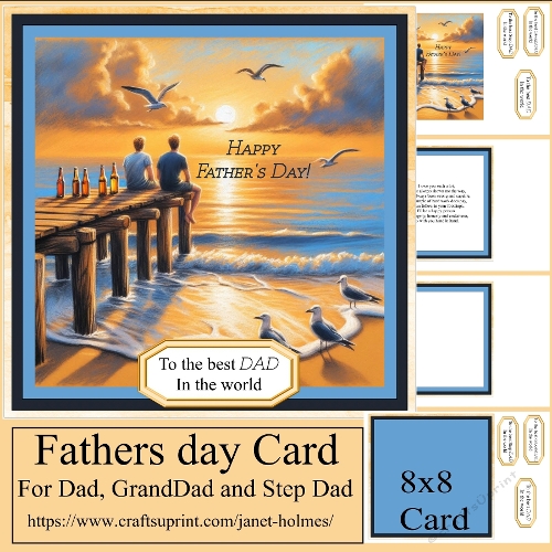 Fatherday Card (for Dad, Granddad and Step dad)