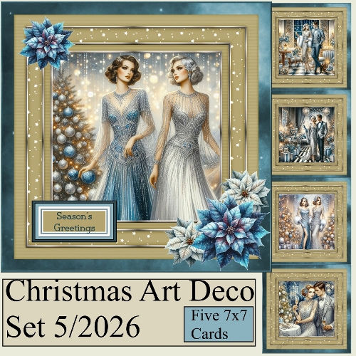 Christmas Art Deco set 5 2026