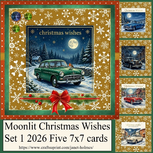 Moonlit Christmas Wishes set 1 2026