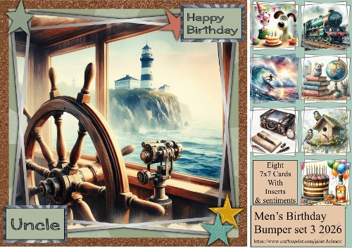 Mens Birthday Bumper set 3