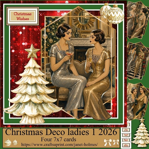 Christmas Deco Ladies set 1 2026 Gold & Silver