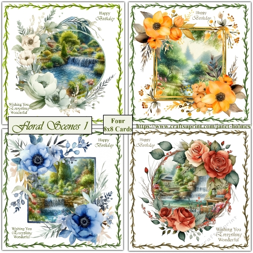 Floral Scenes 1 Waterfalls 2026
