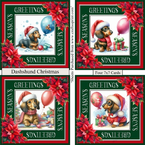 Dachshund Christmas 2026