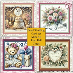 Pearl Wedding Anniversary set