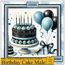 Birthday Cake Male