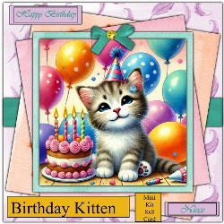 Birthday Kitten