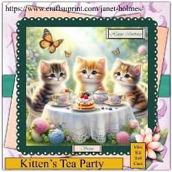 Kittens tea party