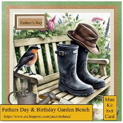 Fathers Day & Birthday Garden Bench