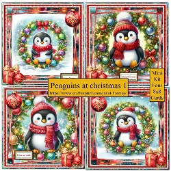 Penguins at Christmas 
