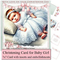 Christening Baby Girl