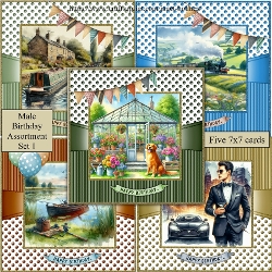 Image of cup1390111_91280 - Male Birthday assortment set 1
