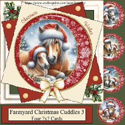 Farmyard Christmas cuddles 3