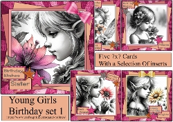 young girls birthday set 1