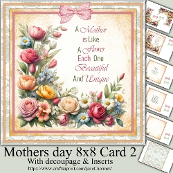 Mothers day 8x8 card 2