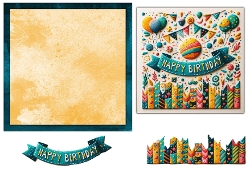 Birthday card 6x6