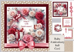 RUBY WEDDING ANNIVERSARY 2
