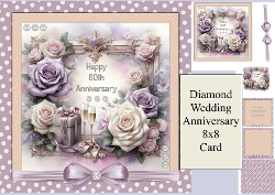 Diamond anniversary card