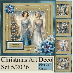 Christmas Art Deco set 5 2026