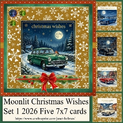 Moonlit Christmas Wishes set 1 2026