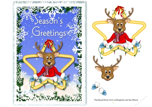 Reindeer and Star