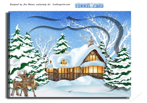 Christmas Tunnel Card 1