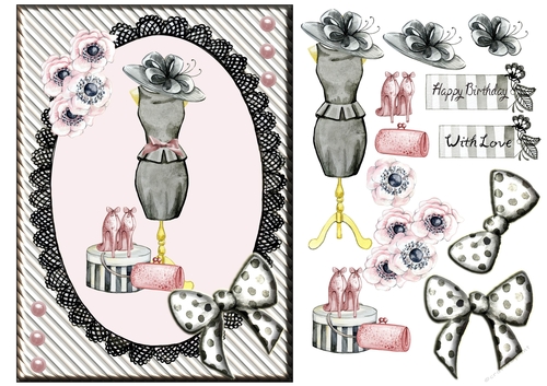 Elegant in Pink and Black