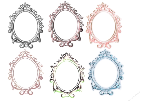 Decorative Oval Frames