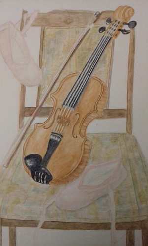 Violin and Ballet Shoes
