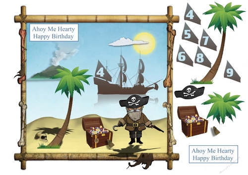 Ahoy Me Hearty Happy Birthday