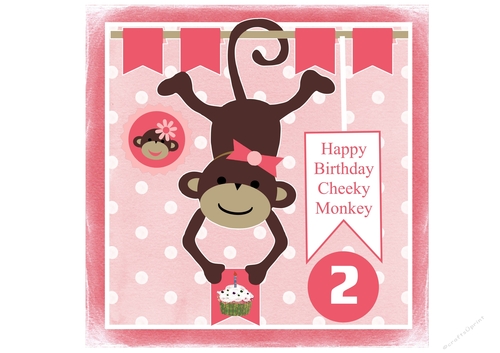 Cheeky Monkey Girl