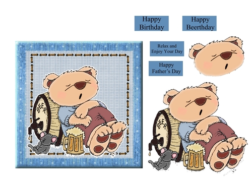 Beer and Bear Birthday/Fathers Day