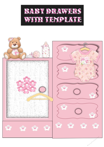 Baby Girl Drawers With Template