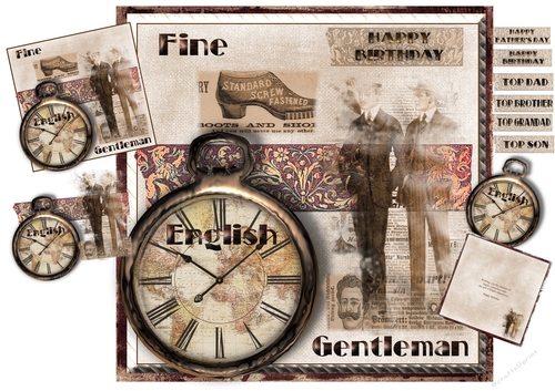 Fine English Gentleman Birthday,Fathers Day