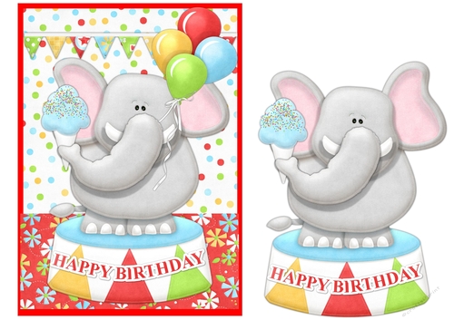 Nellie Eli Birthday Card Ages 2 to 6