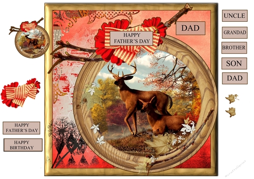 Majestic Stag Birthday/Fathers Day
