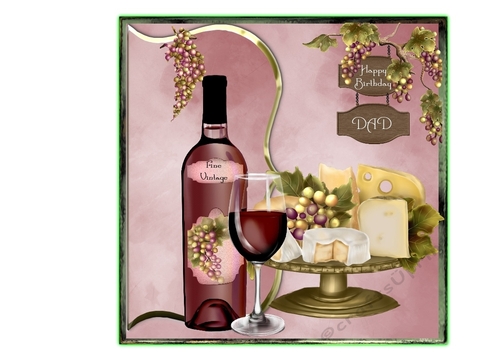 Wine, Cheese & Grapes