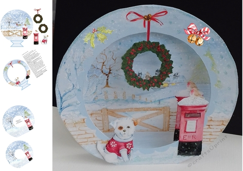 Christmas Tent Card 1 With Instructions