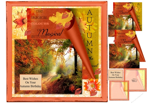 Autumns Magical Colours Birthday Male/Female