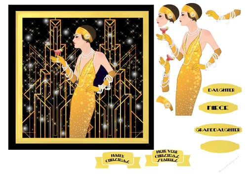 Christmas Art Deco Sparkle