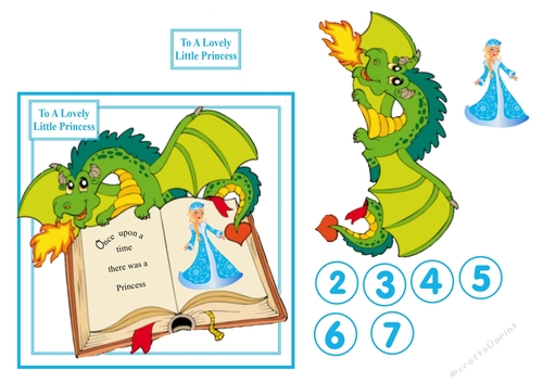 Dragon and Princess Fairy Story