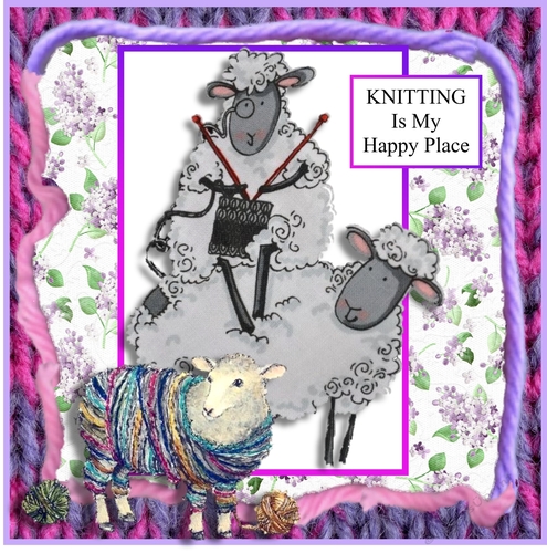Knitting Is My Happy Place